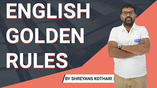 English Grammar Rules - Part 1 | English Golden Rules | EG Rules By Shreyans Kothari