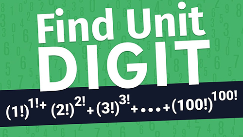 Unit Digit Tricks - Number System | Unit Digit Concept | By Abhay Jain