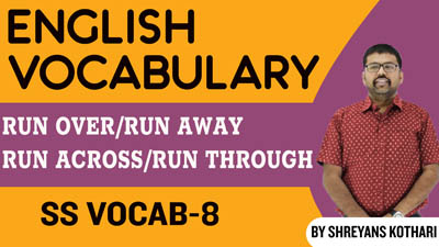 English Vocabulary | SS Vocab – 08 | English for All Competitive Exams by Shreyans Kothari
