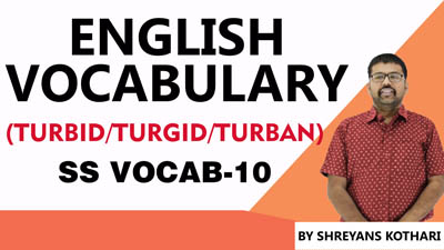English Vocabulary | SS Vocab – 10 | English Vocab by Shreyans Kothari