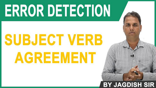  Subject Verb Agreement Rules | Error Detection | Learn English Grammar | By Jagdish sir