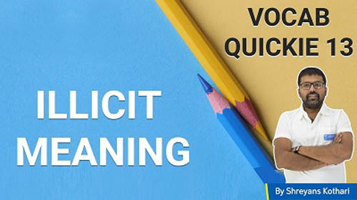  Illicit Meaning in Hindi | Learn Vocabulary | Vocabulary Words English Learn
