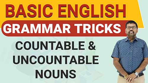 Countable & Uncountable Nouns | Basic English | Grammar Tricks