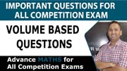 Question Based on Volume | Mensuration | Important Question for All Competition Exam
