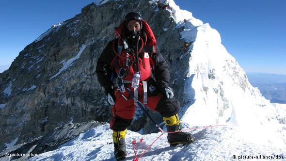Apa Sherpa Mount Everest Rekord Bergsteiger Flash-Galerie