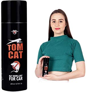 Shadow Securitronics Tom CAT No Entry Rat Repellent Spray for Cars Highly Effective with Mask and Gloves Lasts Year Leak Free Easy to Spray Nozzle 1st time in India (Pack of 1)