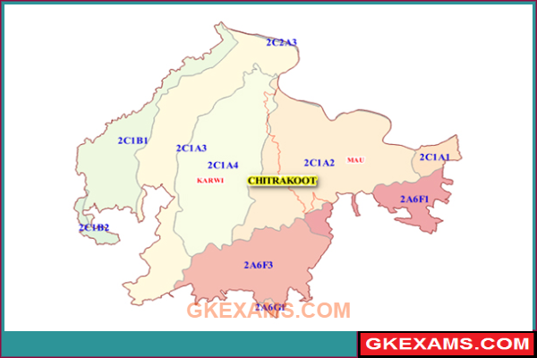 कर्वी-Chitrakoot-map
